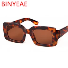 Роскошные брендовые дизайнерские маленькие солнцезащитные очки для женщин квадратные оттенки белые солнцезащитные очки леопардовые коричневые очки oculos de sol feminino