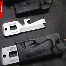 TIMBERLINE R085 Survival Knife,5in1 Multi-purpose Tools, Small Keychain, Small Safety Belt Cutter, Opener, Screwdriver