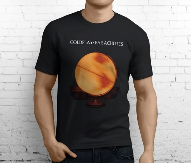 New Coldplay - Parachutes Men's Black T-Shirt Print T Shirt Summer Style Hot _ AliExpress Mobile