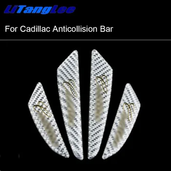 

Litanglee Car Door Edge Guard Trim Molding Crash Scratch Protector 4PCS / English Sign white For Cadillac ATSL