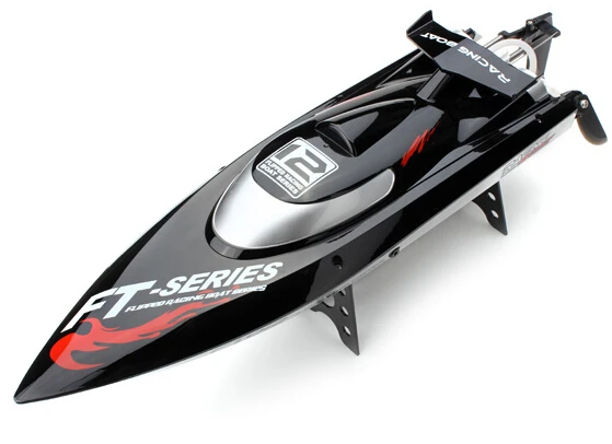

Upgraded !!! 45KM/H n 55 km/h Original FT009 Upgraded Version FT012 2.4G 4CH Brushless Remote Control RC Speed Boat Speedboat