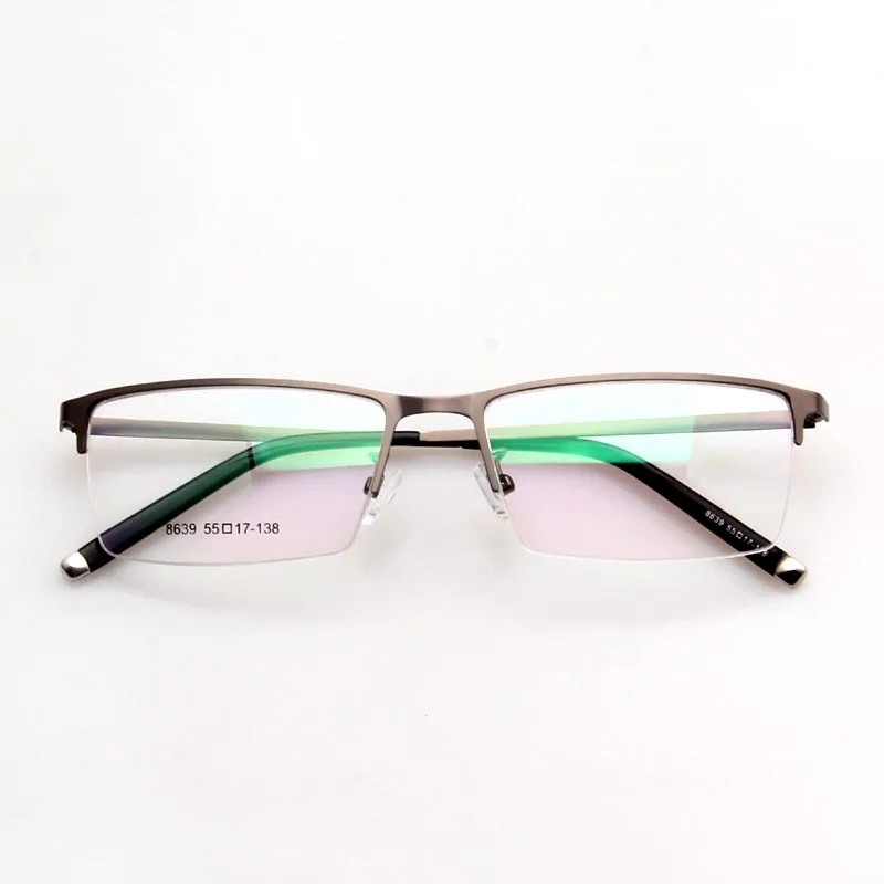 Руи Хао очки Оптические для мужчин нержавеющая сталь оправа для оптических очков бренд прямоугольник рамки 8639