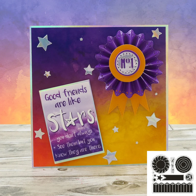 

Badge Label Set Shape Metal Cutting Dies Stencil Scrapbook Album Embossing For Gift Card Making Handcraft New arrival