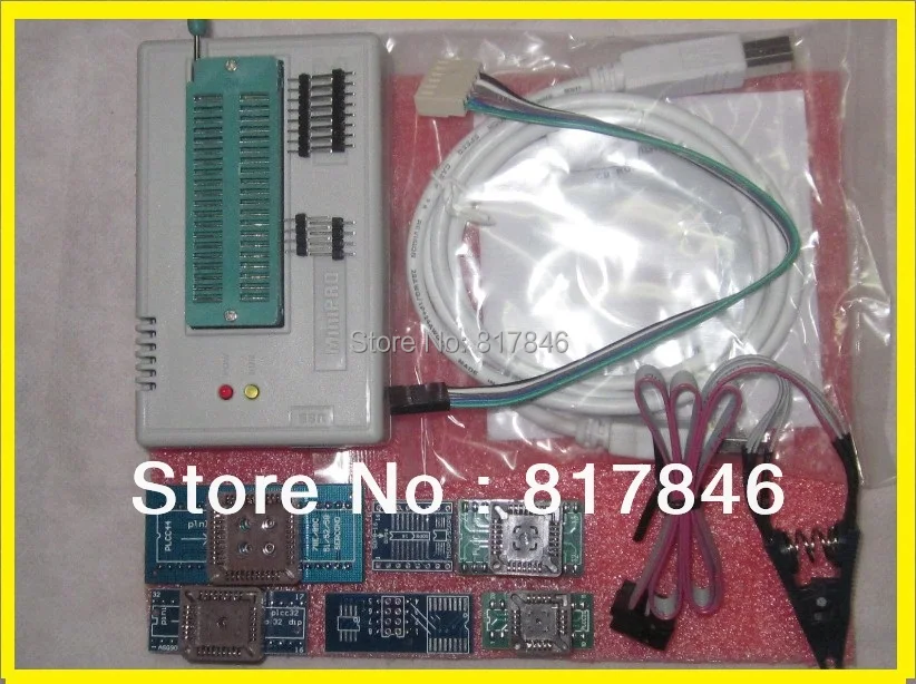 Русские файлы V9.00 EEPROM ICSP nand flash 24 93 25 MiniPro USB биос AVR универсальный программатор TL866II Plus TL866A+ 6 адаптер