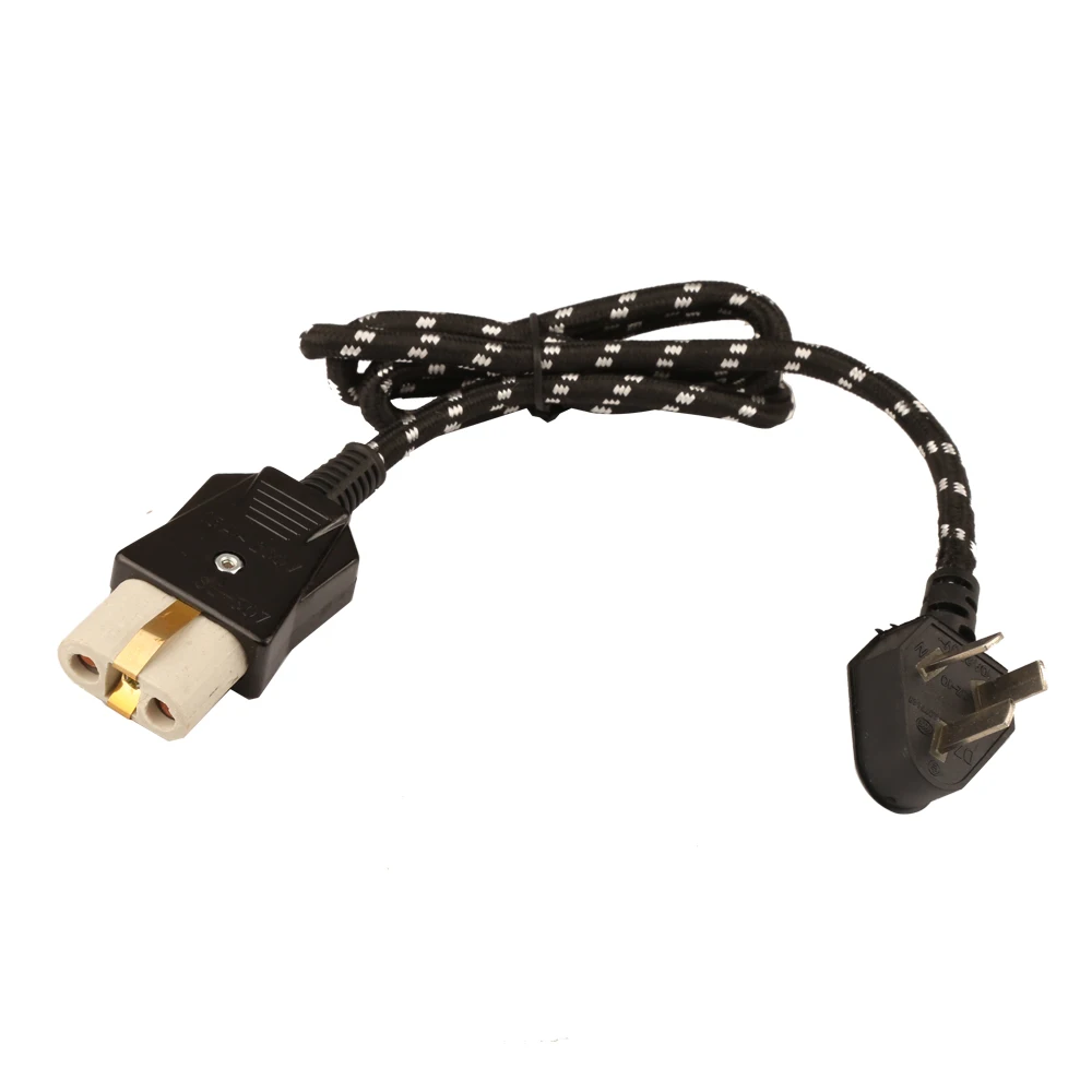

10A-15A 3-pin Male Plug 2-hole Mother Connector Electric Cooker Power Cord 3*0.75 mm2 Power Line for Electric Pan