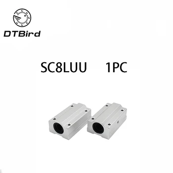 

1PC Time-limited Aluminium Thrust Bearing New Sc8luu Scs8luu 8mm Long Type Linear Ball Bearing Block Cnc Router