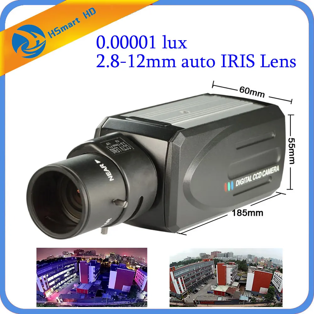 0 00001 lux Камера sony CCD 700TVL EFFIO E 2 8 12 мм с автоматической диафрагмой Суперлегкий вес