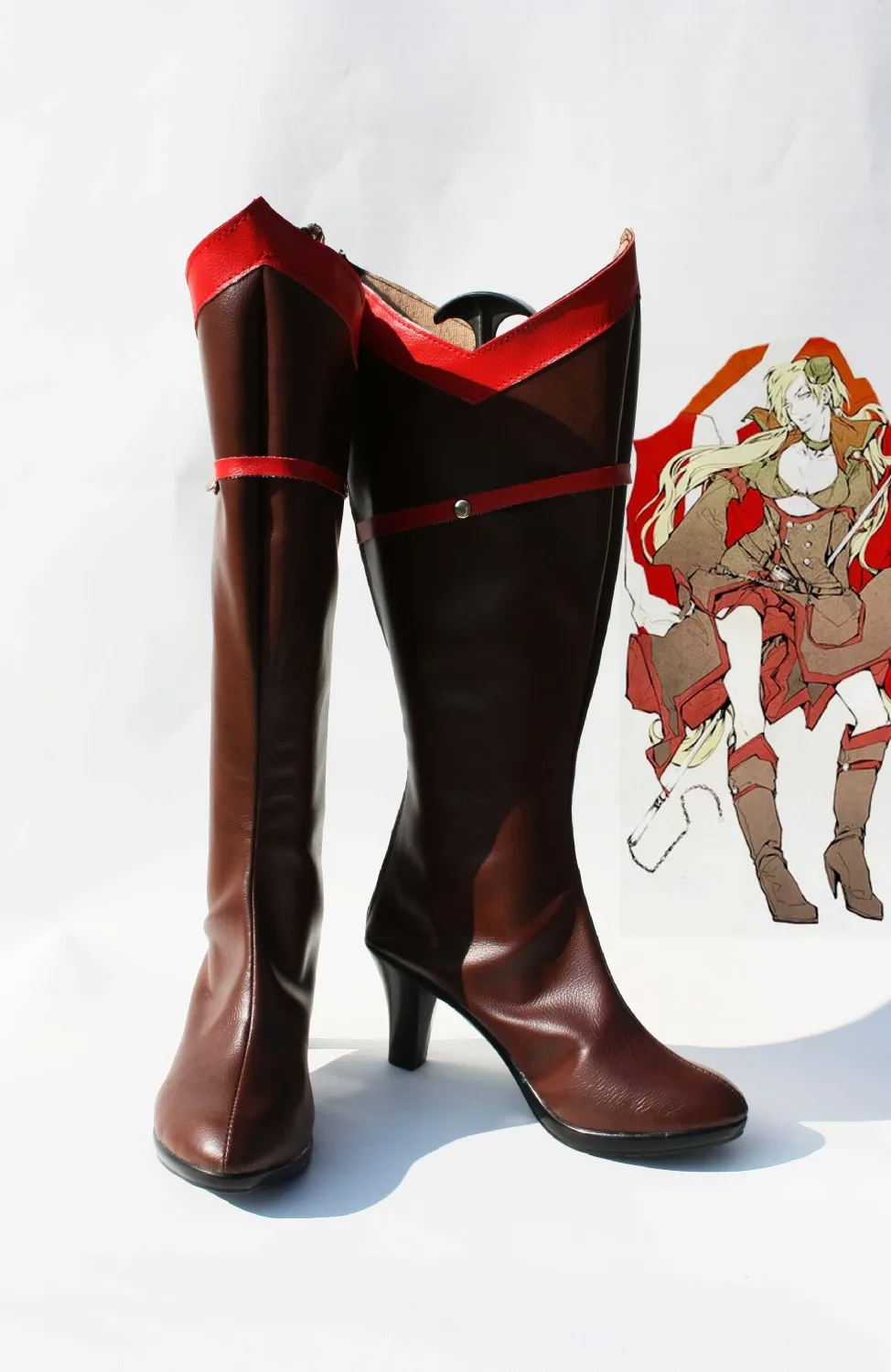 

Custom made Denmark Shoes boots from Axis Powers Hetalia Cosplay