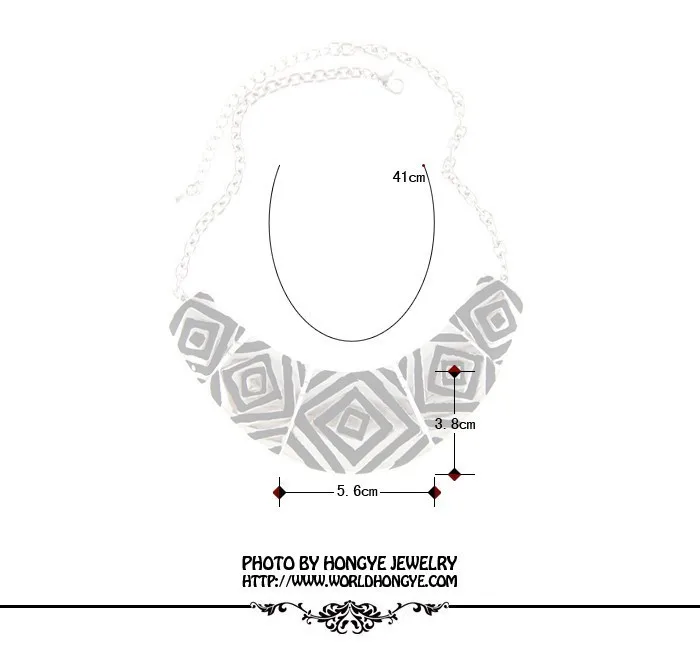 Dorado, новинка, винтажное ожерелье для женщин, позолоченное, серебряное, квадратное, Массивное колье, массивное ожерелье, модное ювелирное изделие, ожерелье