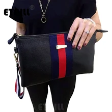 Red Blue Stripe Bag Ladies Party Designer Envelope Clutch Bag Evening Shoulder Bags Blue Womens Luxury Brand Clutch Bags Handbag