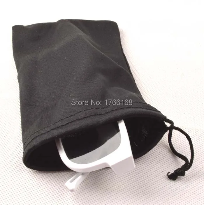 

100PCS 9*17cm Black Microfiber Sunglasses eyewear Pouch Spectacle Glass Cloth Bag Pouch custom glasses pouch available