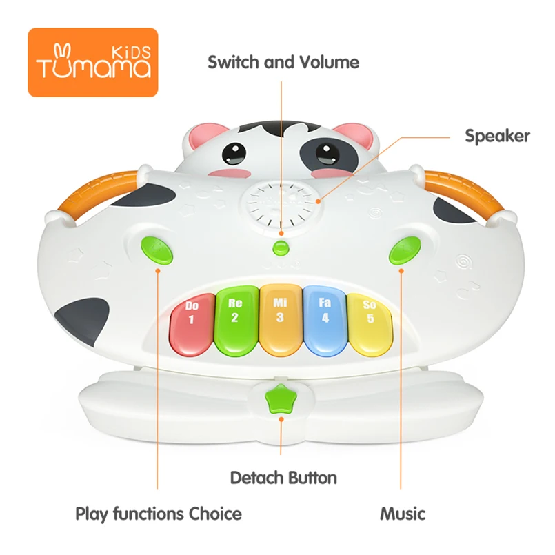 Tumama Музыкальные инструменты игрушки многофункциональные ABS пианино с блоками детские игрушки музыкальные игрушки для детей развивающие игрушки для детей