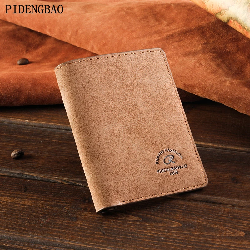 

PIDENGBAO Top Grade PU Leather Purses Office Male Business Clutch Letter Wallet Big Capacity Purse Sale Card Holder Soft Wallet