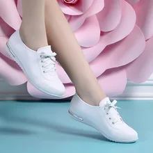 Женская обувь из натуральной кожи; маленькие белые туфли; удобная доска для фитнеса; zapatos; Роскошные брендовые эластичные мягкие оксфорды; повседневная обувь на плоской подошве со шнурками