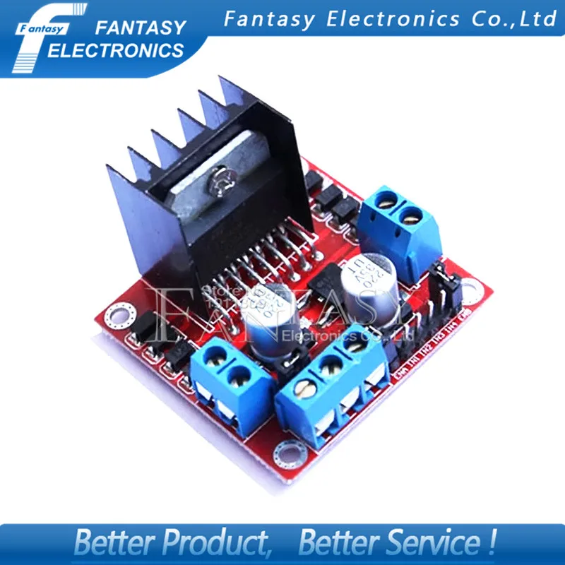 

1pcs New Dual H Bridge DC Stepper Motor Drive Controller Board Module L298N MOTOR DRIVER new