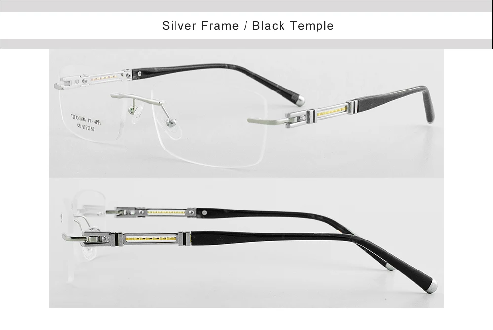 Титановые очки без оправы для мужчин, бизнес бренд, дизайнерские очки с прозрачными линзами, ацетатные очки, оправа по рецепту