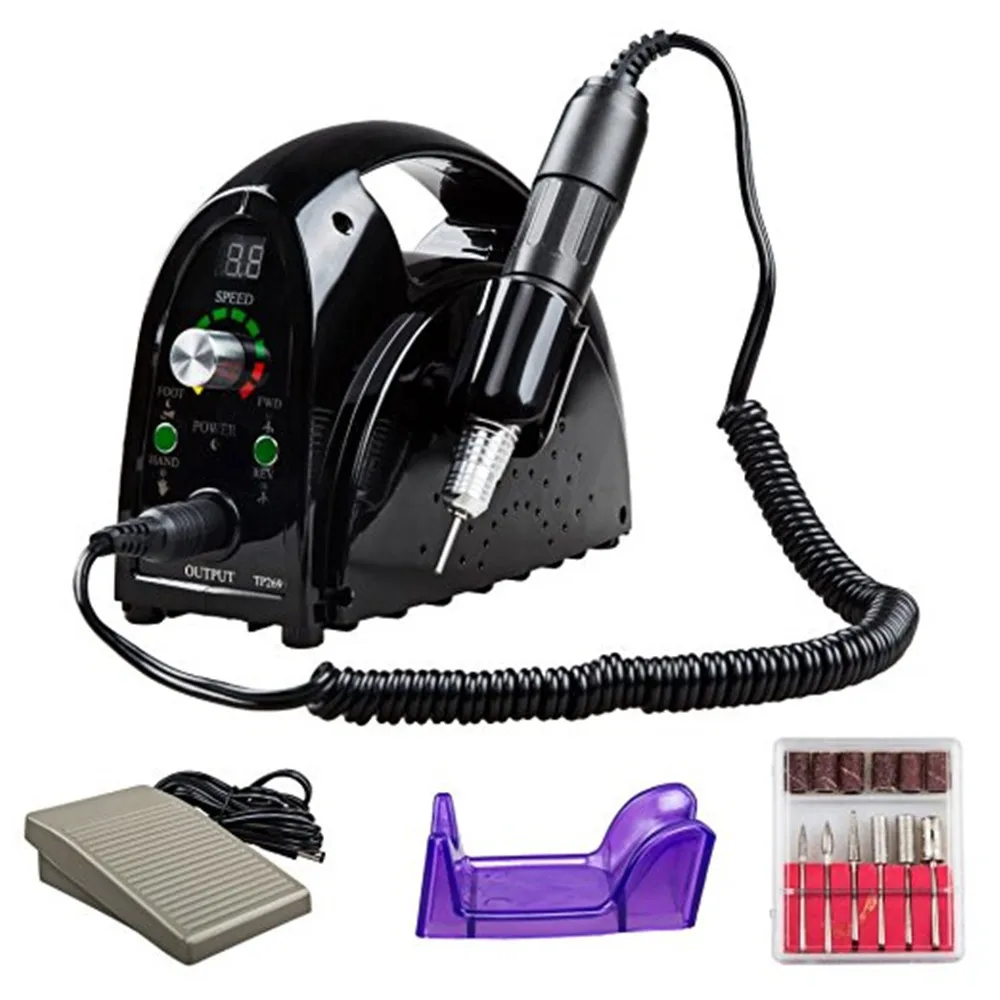 REBUNE 65W Electric Nail Manicure Machine Tool Set Pedicure Grooming