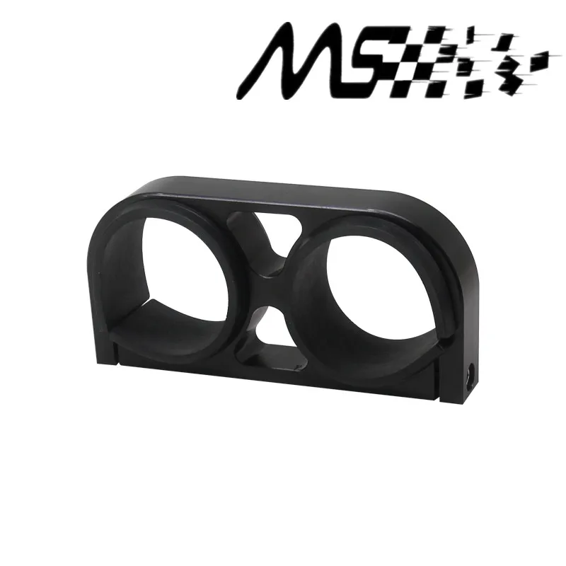 Billet Aluminum 60MM Dual Fuel Filter Fuel Pump Bracket /Clamp/Mount