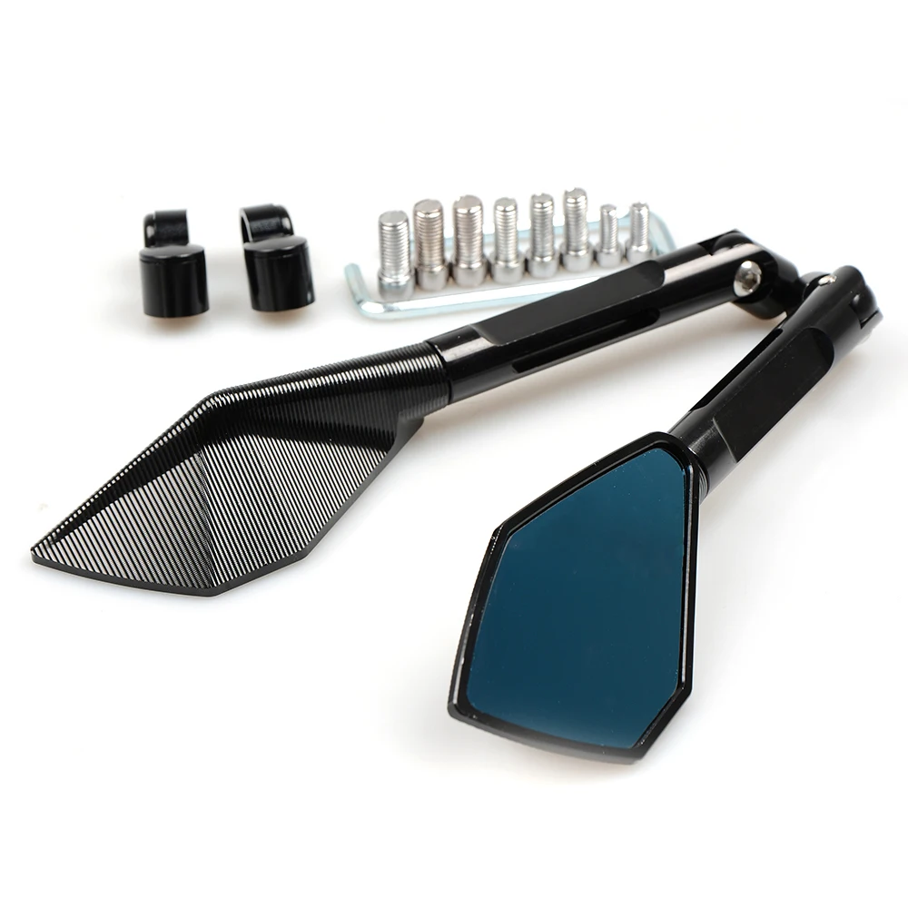 Зеркало мотоциклетное короткое с ЧПУ для YAMAHA YZF R1 R6 R3 Kawasaki ER6F ER6N ER 6N 6F Z800|rearview side