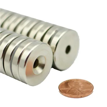 

NdFeB N42 Countersunk Magnet about Dia. 25x5 mm thick M5 Screw Countersunk Hole Neodymium Rare Earth Permanent Magnet