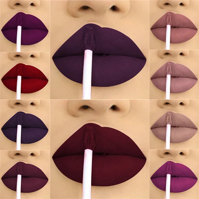 

color sweet cream lip gloss matte velvet red lips in waterproof red liquid in mouth lipgloss mat lips VE001