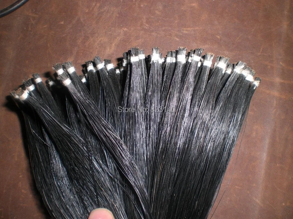 

50 Hanks Quality Violin bow hair, 6 grams/hank (10 black & 10 White)