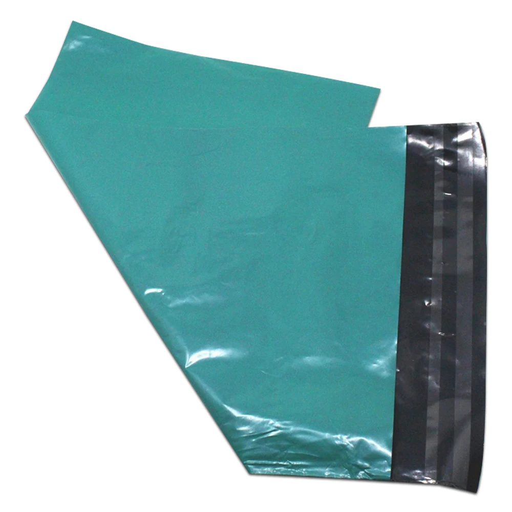 50Pcs/Lot Green Courrier Bags Plastic Postage Mailing Mailer Pouches
