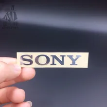 Новая мода DIY Украшение sony камера Аудио мобильный телефон компьютер Наклейка металлическая этикетка 4x0,7 см 10 шт