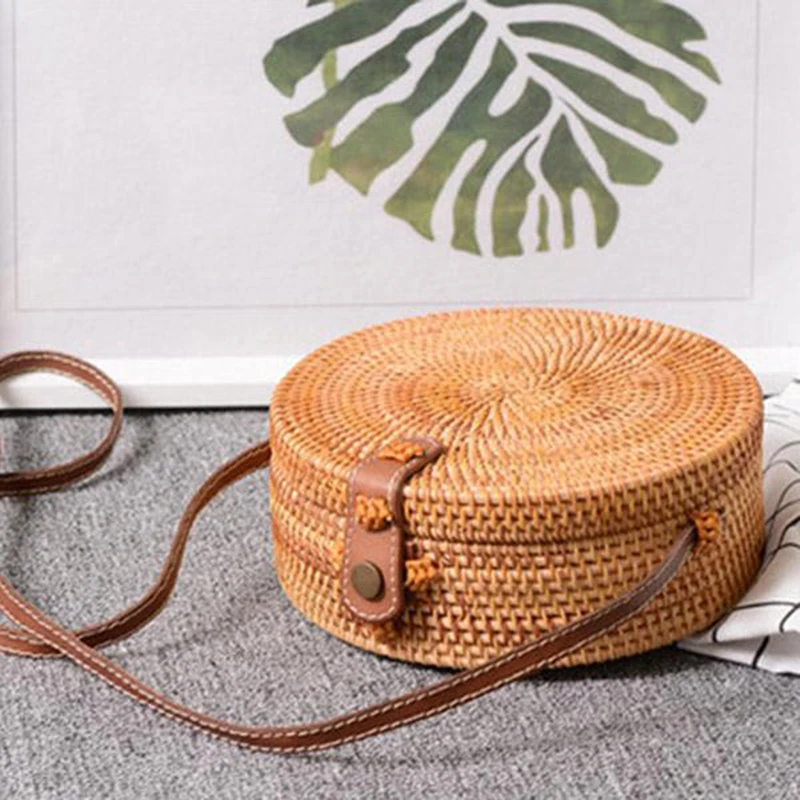 Beautiful Straw Round Bag for Summer 2021
