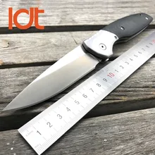 LDT Roller 110 cuchillo plegable con mango de acero D2 G10, cuchillo táctico de acampada de jabalí, herramienta EDC de bolsillo militar para caza