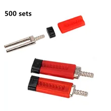 500 комплекты зубные лаборатории Применение Двухместный Булавки с Пластик легко Применение D с Булавки dex машины Длина 21 мм