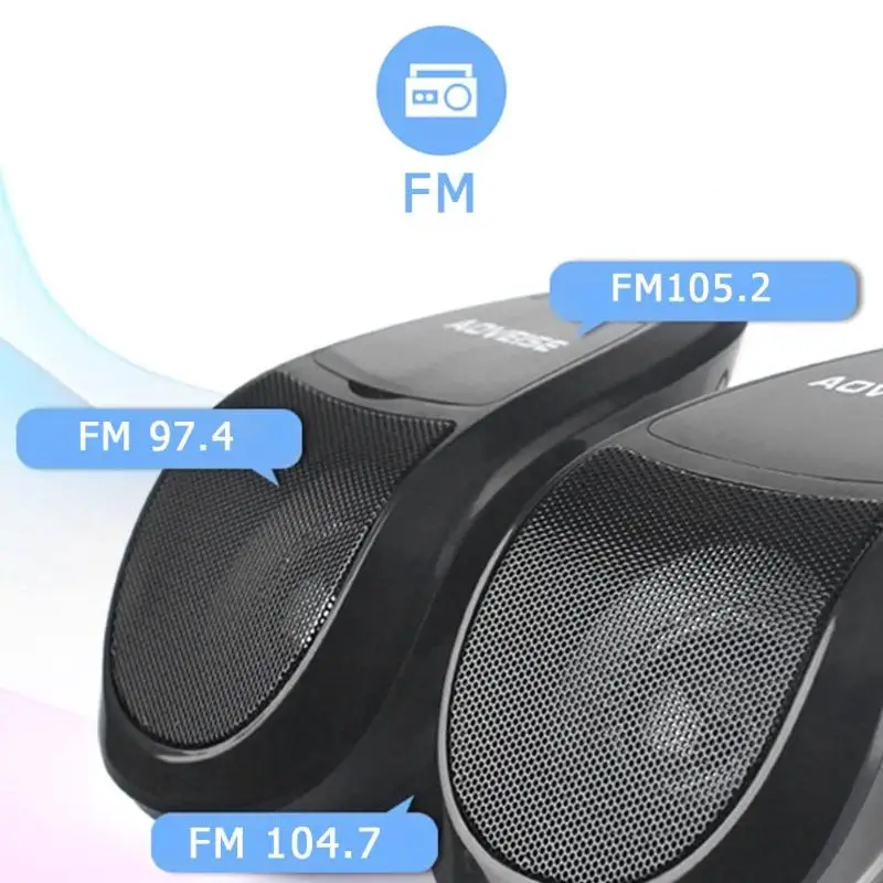 AOVEISE MT493 MP3 аудио плеер Bluetooth колонки для мотоцикла Водонепроницаемый Портативный стерео с радиотюнер FM