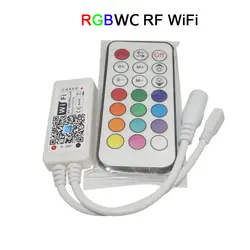 DC12-24V мини Беспроводной WI-FI светодио дный RGB/контроллер RGBW РФ дистанционного Управление IOS/Android-смартфон для RGBCW/RGBWW RGB Светодиодные ленты