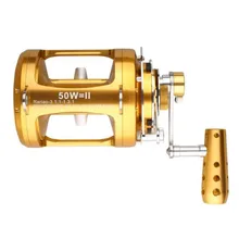 

Free shipping Saltwater Boat fishing reel Aluminum GT80W Two speed trolling fishing reels Sea Boat