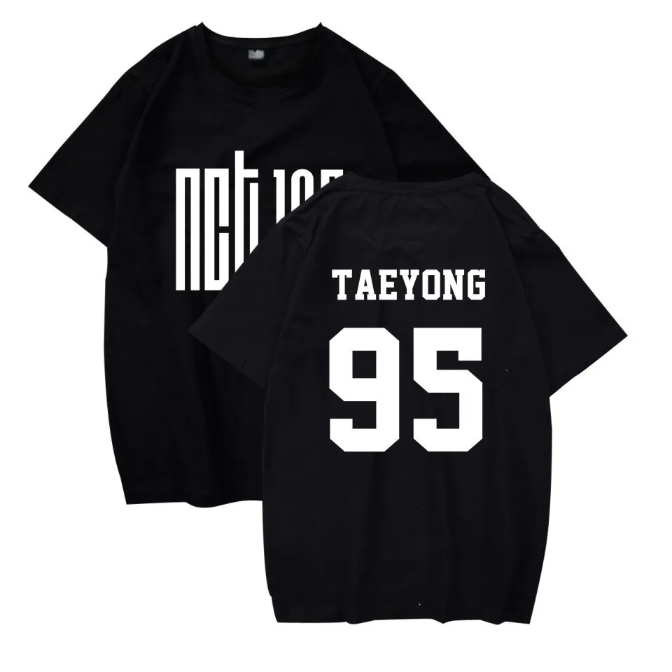 KPOP NCT 127 новые классические футболки для альбома женские/мужские хлопковые с