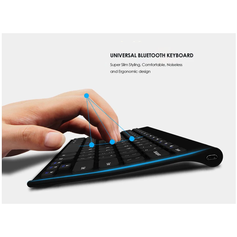 

MAORONG TRADING Universal case with wireless bluetooth keyboard for tablet phone laptop surface pro keyboard with backlit