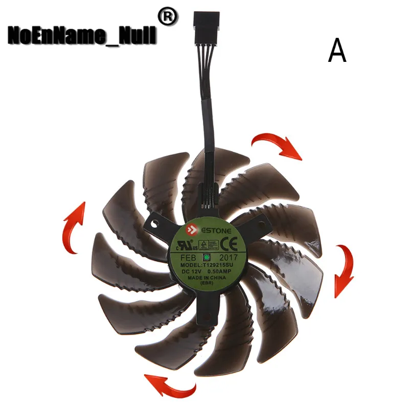 

Cooling Fan Accessories T129215SU 88mm Graphics Card Cooling Fan For Nvidia Gigabyte GTX Aorus Radeon - Clockwise dropshipping