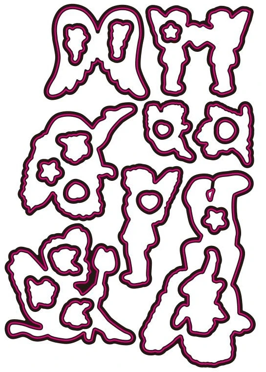 

Angel Metal Cutting Dies Stencils for DIY Scrapbooking/photo album Decorative Embossing DIY Paper Cards