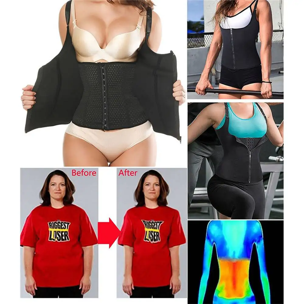 

Waist Trainer Bodysuit Slimming Body Shaper for Women Corset Neoprene Shapewear Girdle Exercise for Weight Loss Underwear Shaper
