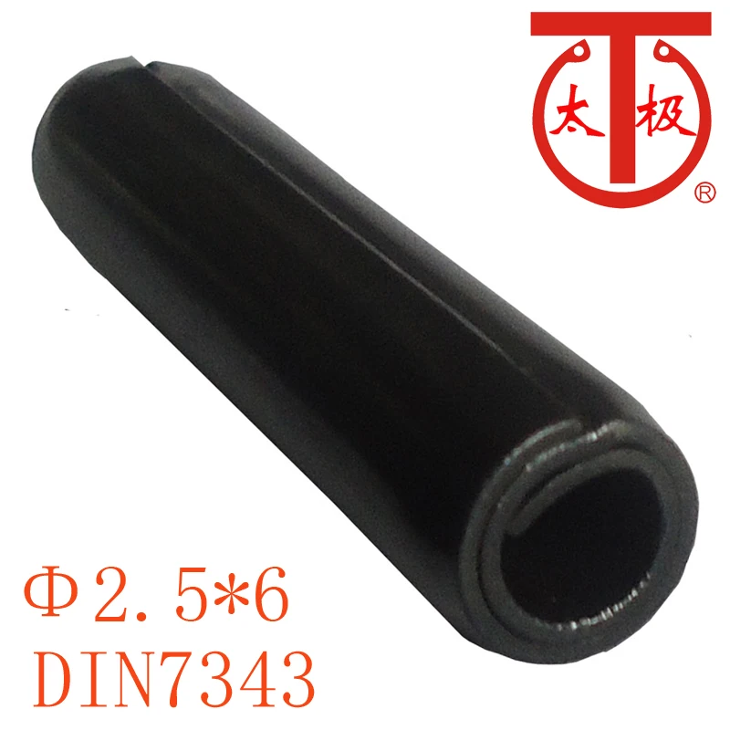 (2 5*6) DIN7343 / ISO8750 спиральный пружинный штифт (спиральный штифт) 100 шт./лот |