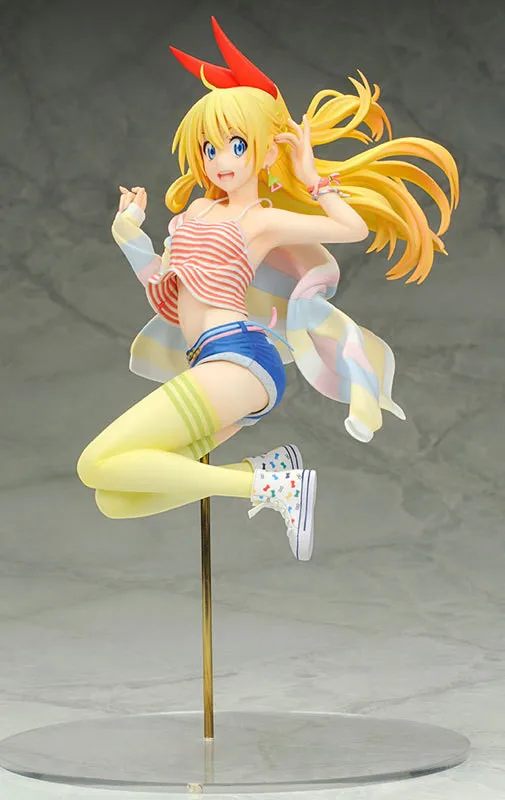 Новые горячие 23 см Miss big Kirisaki Chitoge Nisekoi фигурка игрушки коллекция Рождественский подарок кукла без коробки