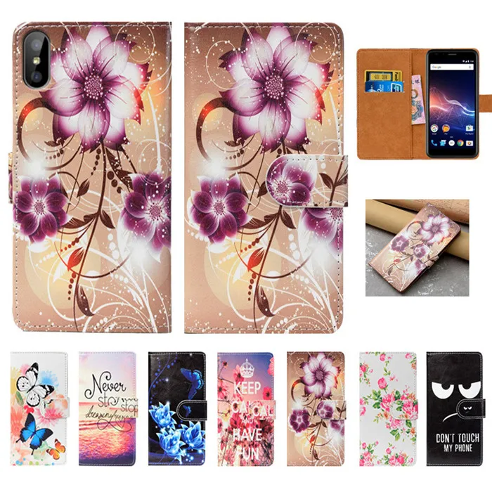 

For Vertex Impress Click Case High Quality Pu Leather 5.0" Print Flip Wallet Case Back Cover Book Case For Vertex Impress Click