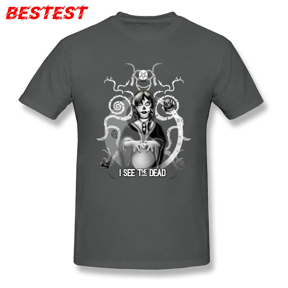 I See The Dead Tees 2018 New O Neck Casual Short Sleeve Cotton Fabric Men's T Shirt Printed On T-Shirt Drop Shipping I See The Dead carbon