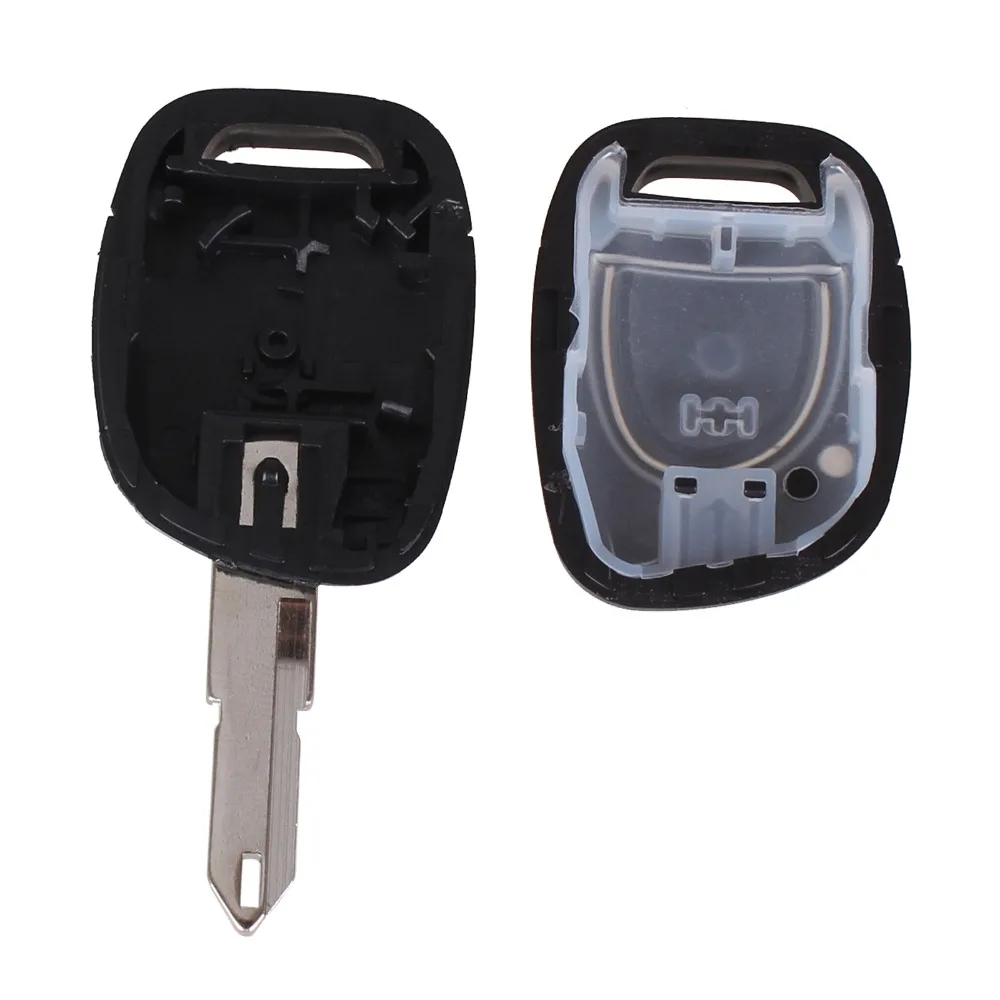 KEYYOU 1 Кнопка Uncut Blade дистанционный Автомобильный ключ оболочки для Renault Twingo сlio Kangoo Master без чипа Брелок чехол