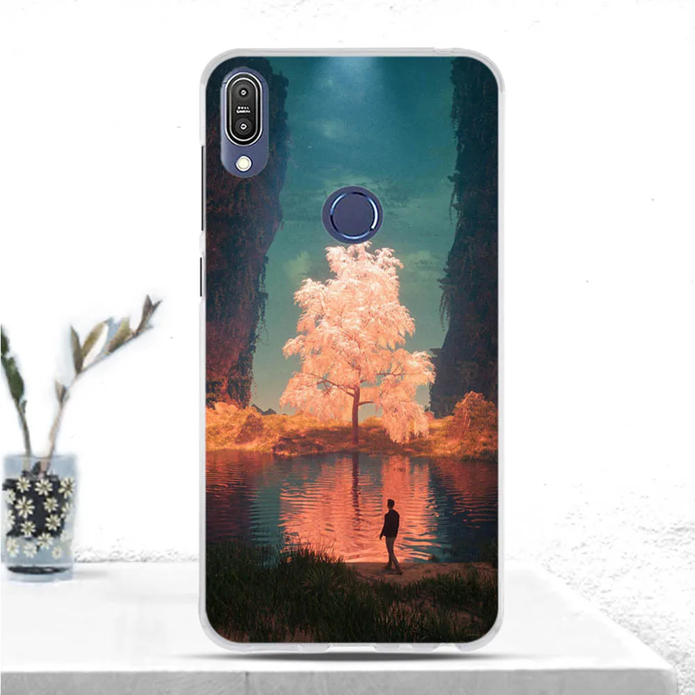 Чехол для Asus Zenfone Max Pro M1 ZB601KL силиконовый мягкий ТПУ чехол телефона ZB602KL