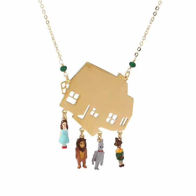 

New Lion Enamell Glaze Womens Necklace Jewelry