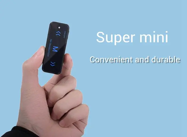 

New A pair of Super Mini Wireless Walkie-talkie Mini Interphone for Restaurant Hotel Beauty Salon Bar With Earpieces