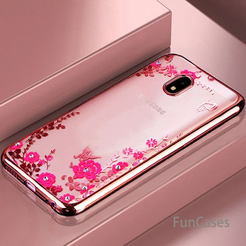 ТПУ цветок чехол для samsung Galaxy J2Pro S10E S10 A8 A6 плюс J7 J8 J4 J6 A9 A7 2018 NOTE 9 S6 S7 край S9 S8 задняя