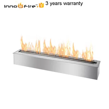 

36 inch stainless steel silver or balck manual ethanol fire