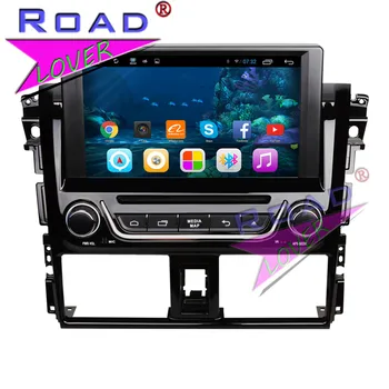 

TOPNAVI 2G+32GB Quad Core 8" Android 6.0 Car PC System DVD Player For Toyota Yaris/Vios 2014 Stereo GPS Tracker Navigation MP3